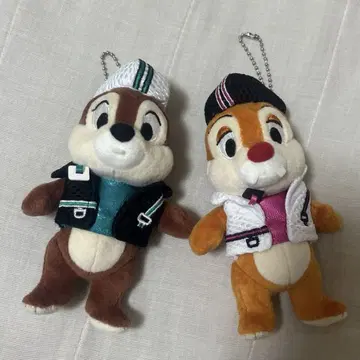 디즈니 클럽 마우스비트 칩과 데일 인형 배지