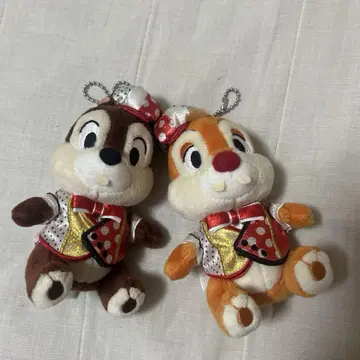디즈니 베리미니 이츠미니 칩과 데일 인형 배지