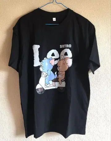 새상품 캐릭터T셔츠 블랙