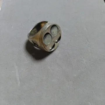 유니크 실버제 반지 16호 뒷면에 carburetor 각인