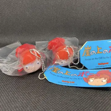 포뇨 봉제 인형 키링 약 6cm 2개 세트