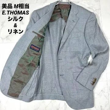 [새상품급] E.THOMAS 케이세 메소드 테일러드 실크 린넨 M 상당