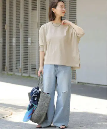 오버 사이즈 T셔츠 반팔 저널 스탠다드 리룸 새상품