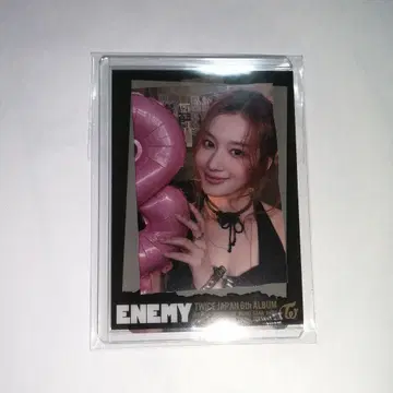 TWICE ENEMY 포토 카드 부착 경질 카드 케이스 사나