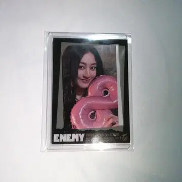 TWICE ENEMY 포토 카드 포함 경질 카드 케이스 지효