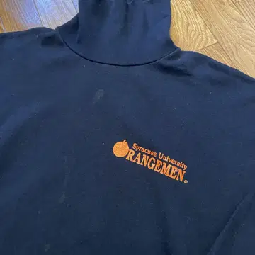 90s Tultex 하이넥 맨투맨 오렌지 XL
