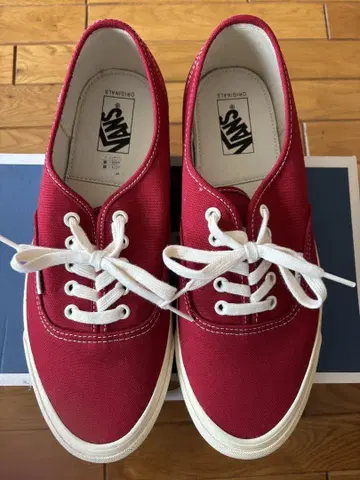 vans og 오센틱 레드 반스