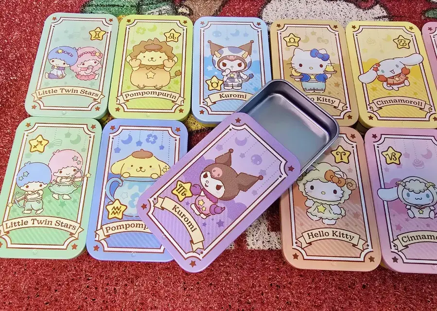 산리오 별자리 틴케이스