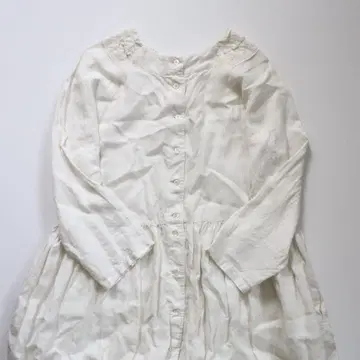 nestrobe 네스트로브 린넨 원피스 프론트 오픈 화이트