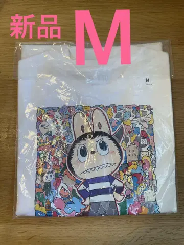 새상품 M 사이즈 캐릭터 T셔츠 라부부 labubu UNIQLO
