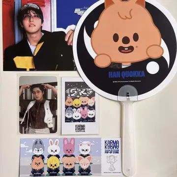 StrayKids KARMA 본국 POPUP 한 쿼카 QR 트레이딩 카드