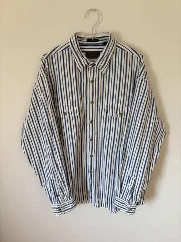 80s-90s EDDIE BAUER 스트라이프 셔츠