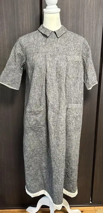 veritecoeur 린넨 100% 안감 부착 코트