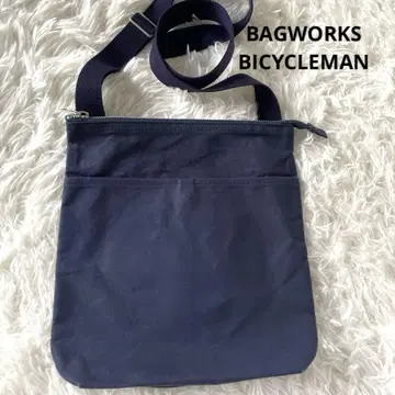 나카가와 마사시치 상점 BAGWORKS BICYCLEMAN 네이비 숄더백