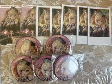 니지산지 타카미야 리온 후쿠오카 폴라로이드 캔뱃지
