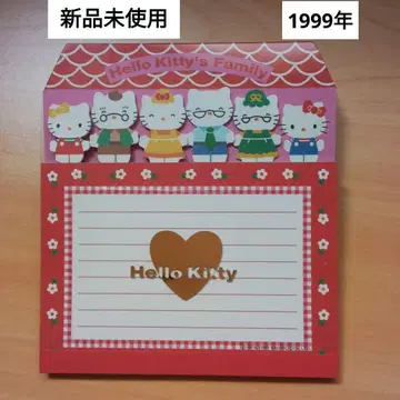 키티 메모장 패밀리 1998년 미미 파파마마 헤이세이 레트로 레어