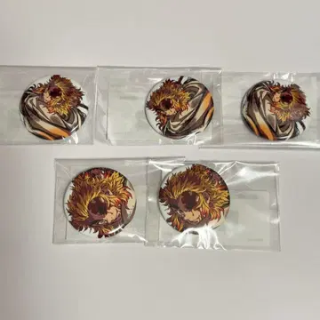 렌고쿠 쿄쥬로 캔뱃지 막간화집 염주 귀멸의 칼날