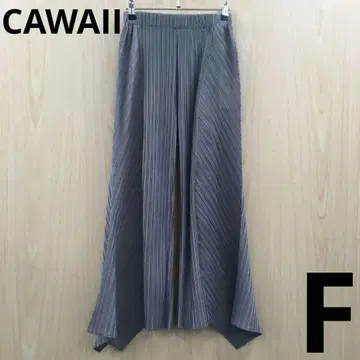 새상품 CAWAII 랜덤 밑단 플리츠 팬츠 F0827A05