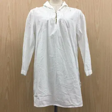 VM 밑단 롱 셔츠 F0827A06