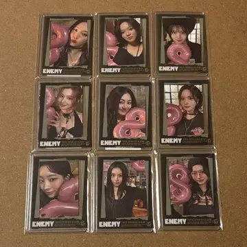 TWICE ENEMY JYP 특전 포토 카드 부착 경질 케이스 컴프 세트