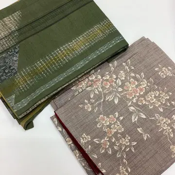 기모노 묶음 판매, 이중 기모노, , 리메이크 소재, 순수 실크 P498