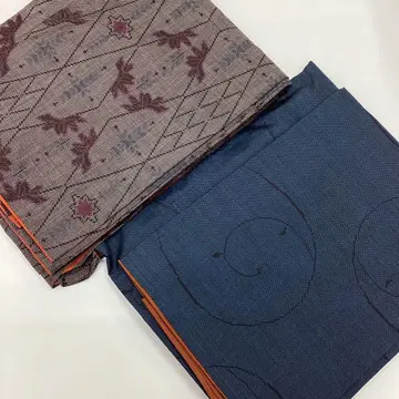 기모노 묶음 판매, 이중 기모노, , 리메이크 소재, 순수 실크 P499