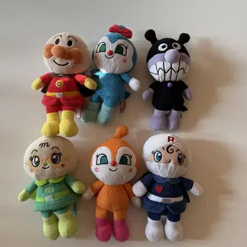 호빵맨 봉제 인형 묶음 판매