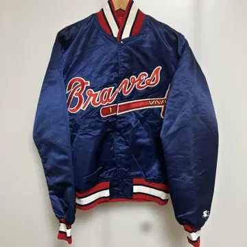 90년대 MLB 애틀랜타 브레이브스 새틴 자켓 L