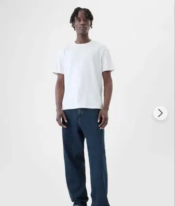 GAP 배기 데님 다크 워시
