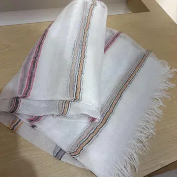 LUPUY 스트라이프 패턴 스톨