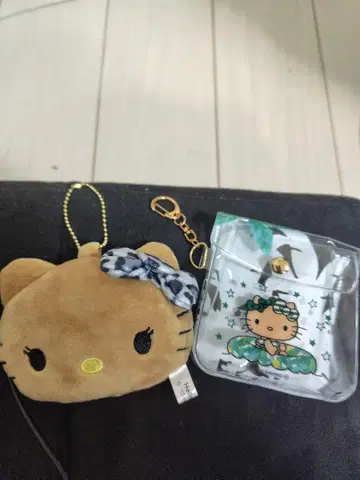 일광화상 키티 봉제 인형형 거울 파우치