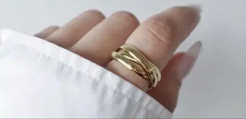 골드 트리니티 반지 금속 알레르기 방지