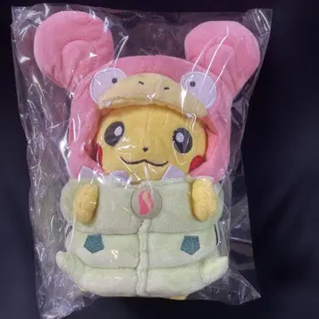 포켓몬 봉제 인형 메가 야도란의 판초를 입은 피카츄
