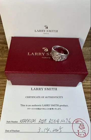 LARRY SMITH 카라쿠마 로즈 링 No.96 22호