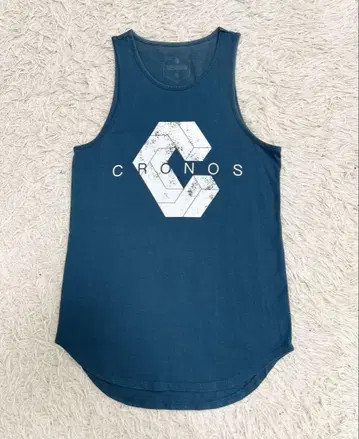 크로노스 CRONOS 탱크탑 블루 터콰이즈 블루 S 사이즈