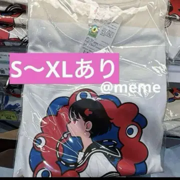 [ XL ] 만박 미야쿠미야쿠 요시미 콜라보T셔츠 화이트