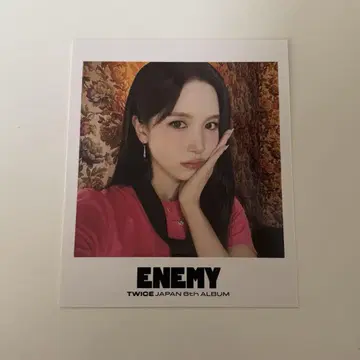 미나 TWICE ENEMY 888 한정판 스티커