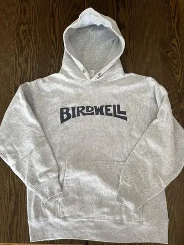 완판 BIRDWELL wordmark hoodie L 그레이