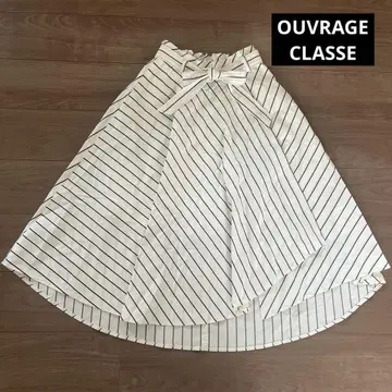OUVRAGE CLASSE 롱 스커트 스트라이프