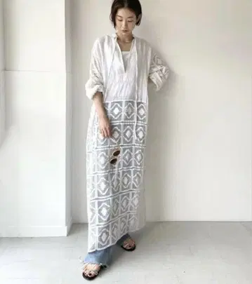Plage R'IAM 레이스 맥시 원피스