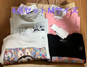 UNIQLO POPMART UT 러브브 M 사이즈 4장 세트