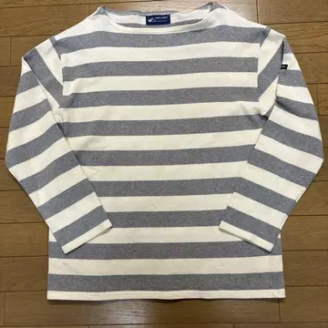 SAINT JAMES OUESSANT BORDER CUT SEW T5