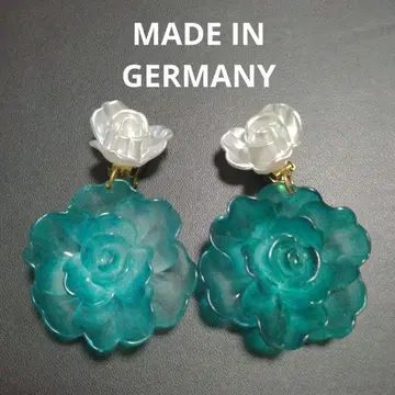 MADE IN GERMANY 빈티지 빅 사이즈 플라워 귀찌