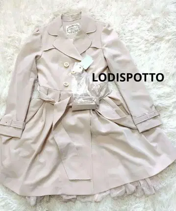 LODISPOTTO 로디스포토 트렌치코트 핑크 베이지