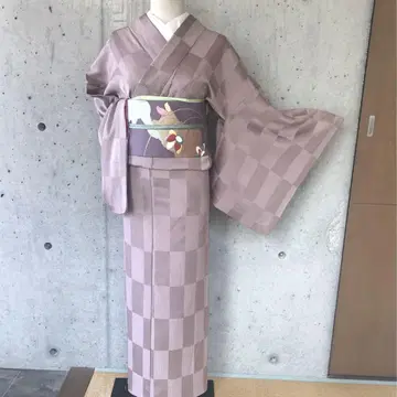 [어깨 흘림 단의] 고급 화학 섬유 세탁 가능한 기모노 바치 옷깃