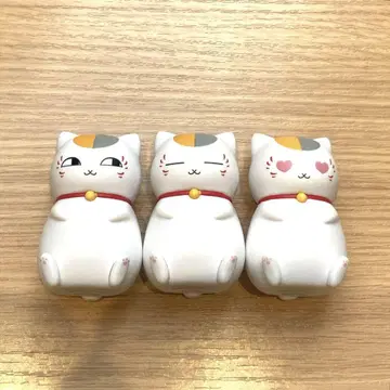 나츠메 우인장 미니 피규어 냥코 선생님 3종 세트