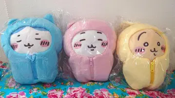 치이카와 (먼작귀) 침낭 봉제 인형 3종 세트