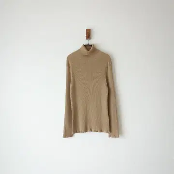 URBAN RESEARCH DOORS/터틀넥 리브 니트 (세탁 가능)