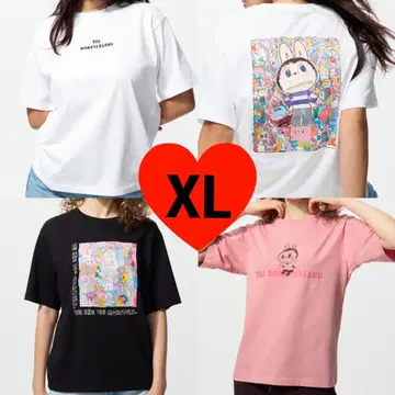 UNIQLO POPMART 팝마트 라브브 셔츠 3종 (XL)