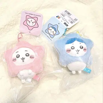 2개 세트 치이카와 (먼작귀) 하치와레 별에 소원을 마스코트